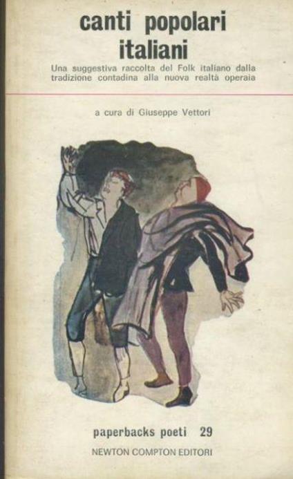 Canti popolari italiani - Giuseppe Vettori - copertina