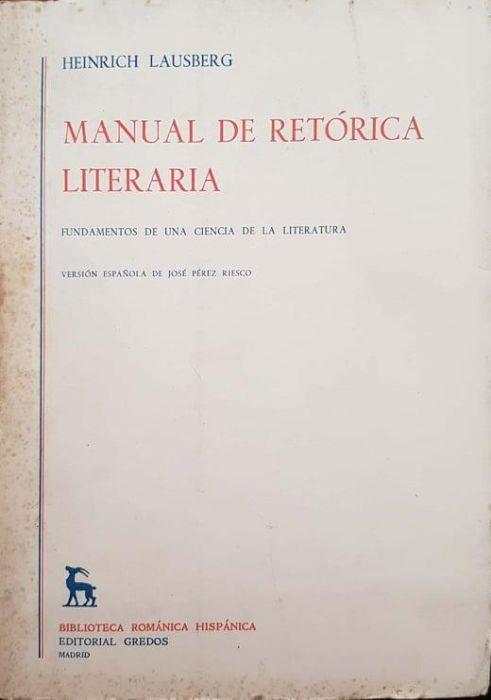 Manual de retorica literaria. Vol 2 - Heinrich Lausberg - copertina