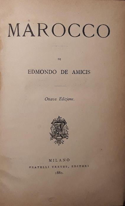Marocco - Edmondo De Amicis - copertina
