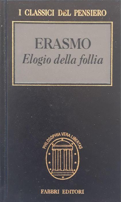 Elogio della follia - Erasmo da Rotterdam - copertina