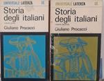 Storia degli italiani (volume primo e secondo)