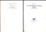 Storia del Partito comunista italiano, 1° volume