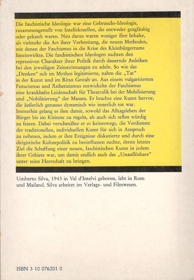 Kunst und ideologie des faschismus