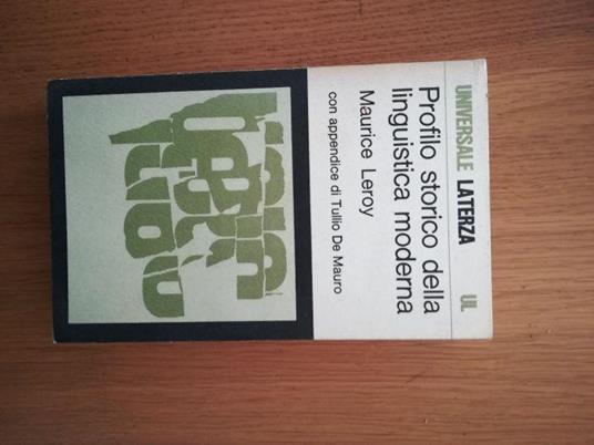 profilo storico della linguistica moderna - Maurice Leroy - copertina