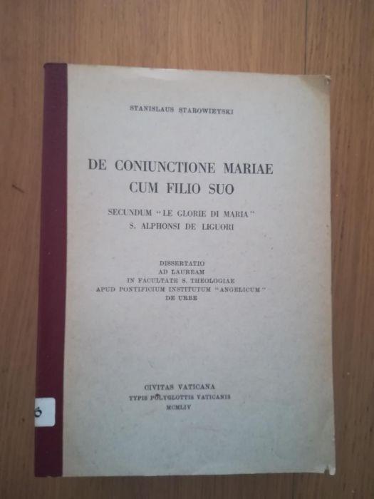 De Coniunctione Mariae cum filio suo - copertina