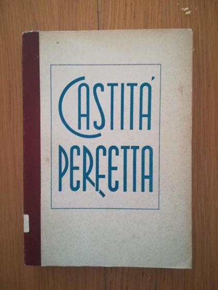 La castità perfetta - copertina