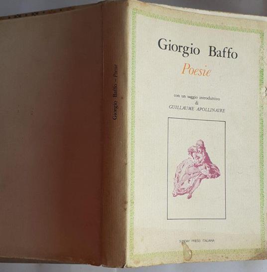 Poesie - Giorgio Baffo - copertina