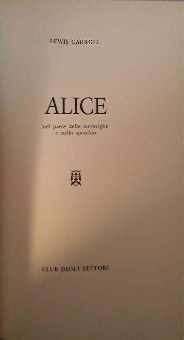 Alice nel paese delle meraviglie e nello specchio - Lewis Carroll - copertina