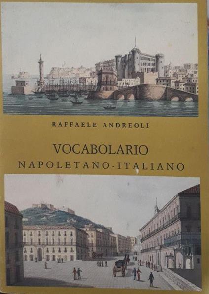 Vocabolario Napoletano - Italiano - Raffaele Andreoli - copertina