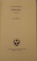 La letteratura italiana Ricciardi: Opere (tomo II)