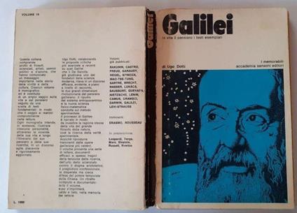 Galilei la vita il pensiero i testi esemplari - Ugo Dotti - copertina