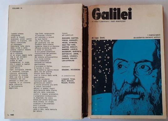 Galilei la vita il pensiero i testi esemplari - Ugo Dotti - copertina