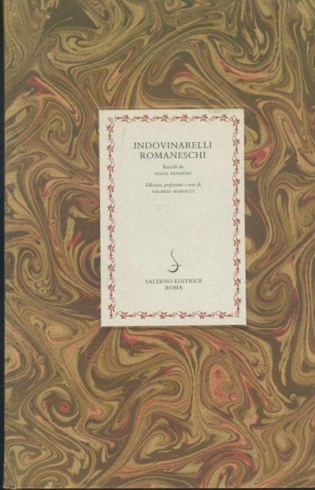 Indovinelli romaneschi - Giggi Zanazzo - copertina