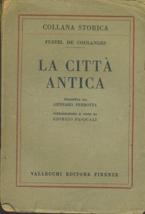 La città antica - Fustel de Coulanges - copertina