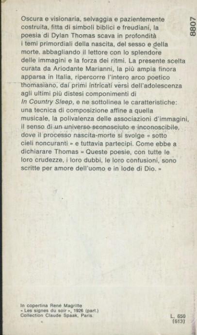 Poesie - Dylan Thomas - 2