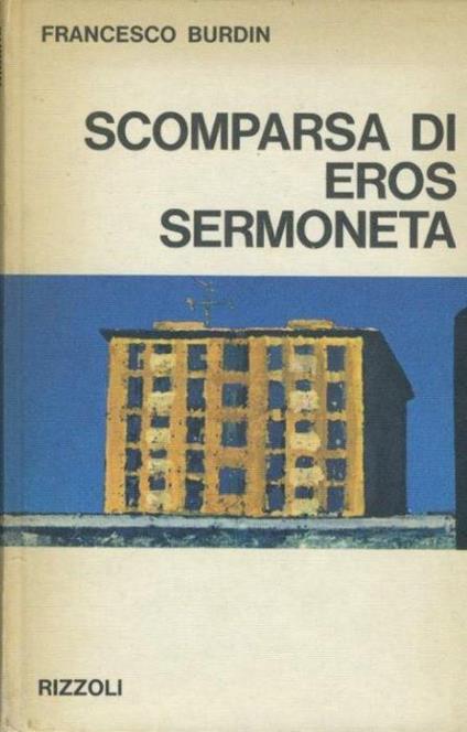 Scomparsa di Eros Sermoneta - Francesco Burdin - copertina
