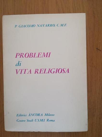 Problemi di vita religiosa - copertina