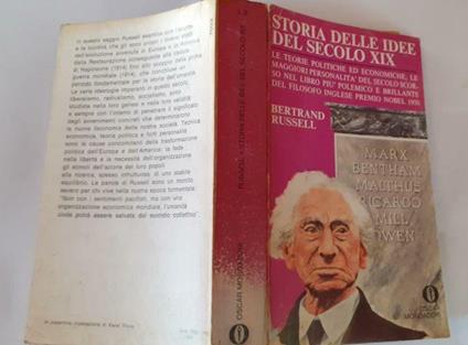Storia delle idee del secolo XIX - Bertrand Russell - copertina