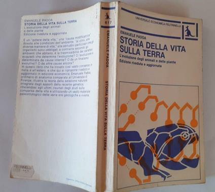 Storia della vita sulla terra. L' evoluzione degli animali e delle piante - Emanuele Padoa - copertina