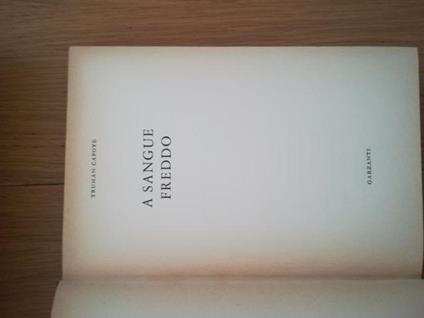 A sangue freddo - Truman Capote - copertina