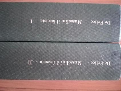 Mussolini fascista - Francesco De Felice - copertina