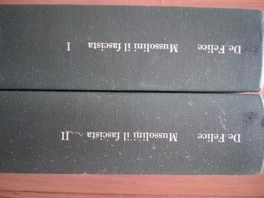 Mussolini fascista - Francesco De Felice - copertina