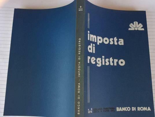 Imposta di registro - copertina
