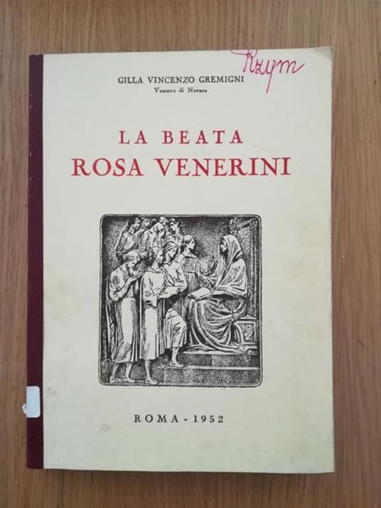La  Beata Rosa Venerini - Gilla Gremigni - copertina