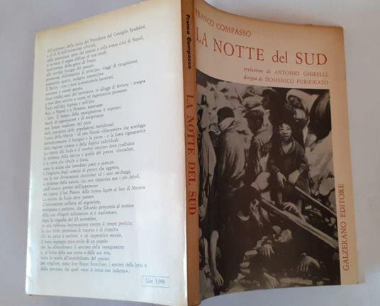 La notte del sud . (Saggio socio-politico sulla poesia del terremoto) - Franco Compasso - copertina