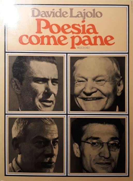 Poesia come pane - Davide Lajolo - copertina