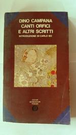 Canti orfici e altri scritti
