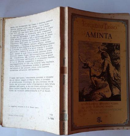 Aminta - Torquato Tasso - copertina