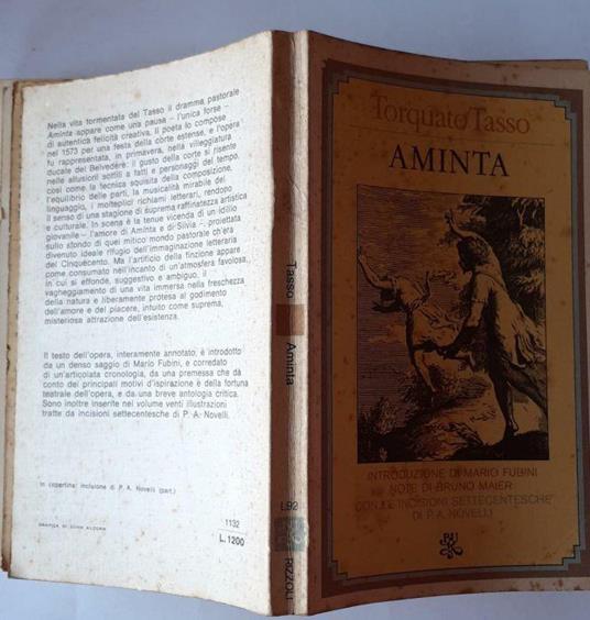 Aminta - Torquato Tasso - copertina