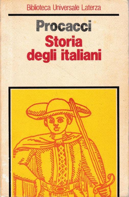 Storia degli italiani - Giuliano Procacci - copertina
