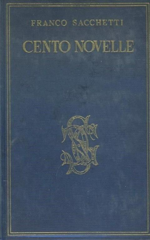 Cento novelle - Franco Sacchetti - copertina