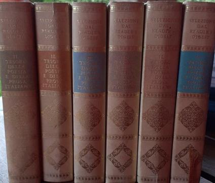 Il tesoro della poesia e della prosa italiane. Volume I,II,III,IV,V,VI - copertina
