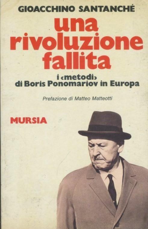 Una rivoluzione fallita - Gioacchino Santanchè - copertina