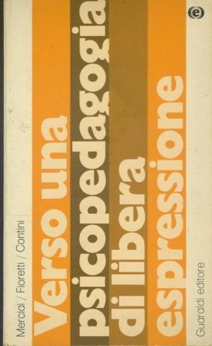Verso una psicopedagogia di libera espressione - copertina