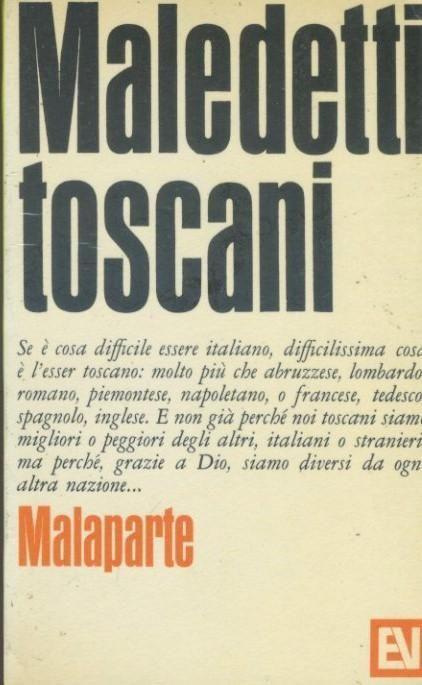 Maledetti toscani - Curzio Malaparte - copertina