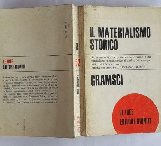 Il materialismo storico: Gramsci - Luciano Gruppi - copertina