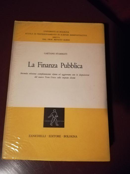 La finanza pubblica - Gaetano Stammati - copertina