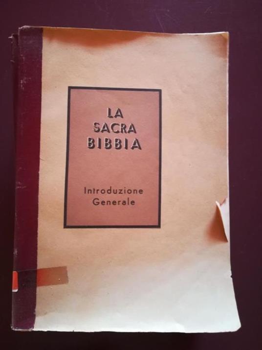 La Sacra Bibbia: Introduzione generale - Libro Usato - Marietti