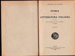 Storia della Letteratura Italiana, due volumi