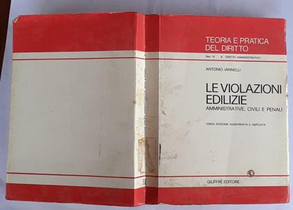 Le violazioni edilizie - Antonio Iannelli - copertina