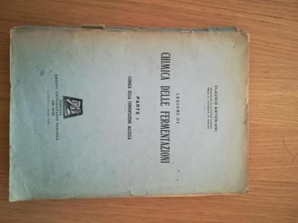 Lezioni di chimica delle fermentazioni - copertina