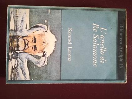 L' anello di Re Salomone - Konrad Lorenz - copertina