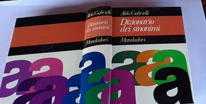Dizionario dei sinonimi - Aldo Gabrielli - copertina
