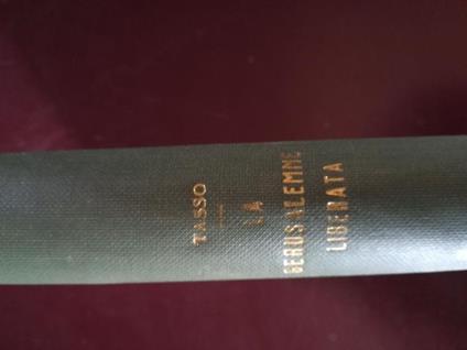 La Gerusalemme liberata - Tasso - copertina