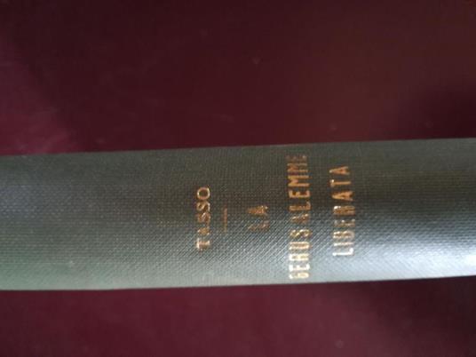 La Gerusalemme liberata - Tasso - copertina