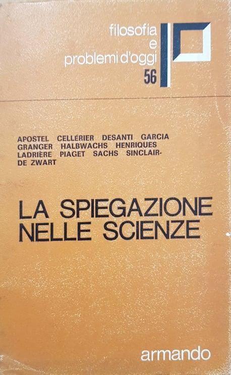 La spiegazione nelle scienze - copertina